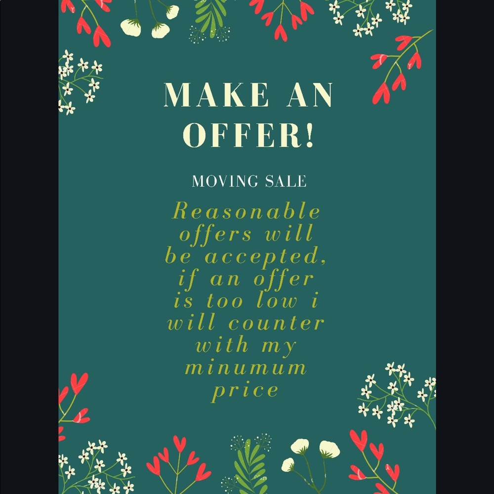 Make an offer on any of my listings!